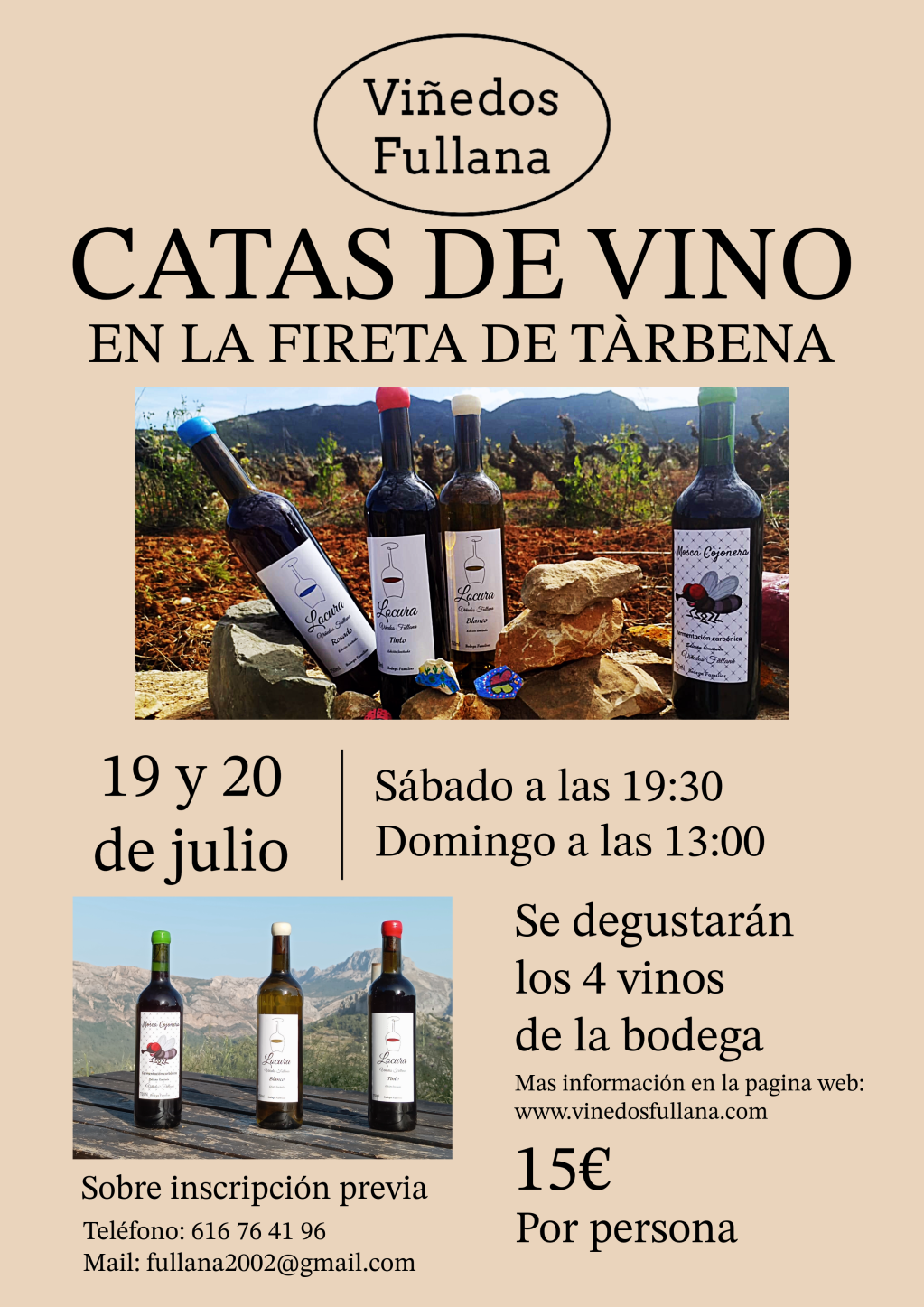 Catas de Vino en la Fireta de Tàrbena – Vive la experiencia&nbsp;Fullana
